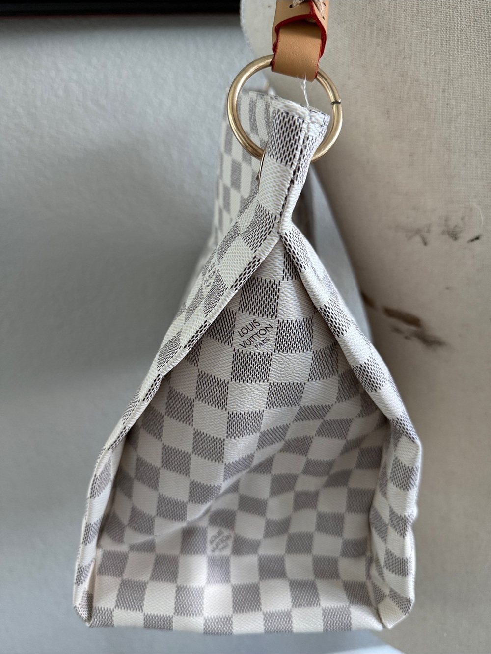 NWT Slouchy Checkerboard Hobo Bag with Braided Handle – Brand New - Picture 5 of 15